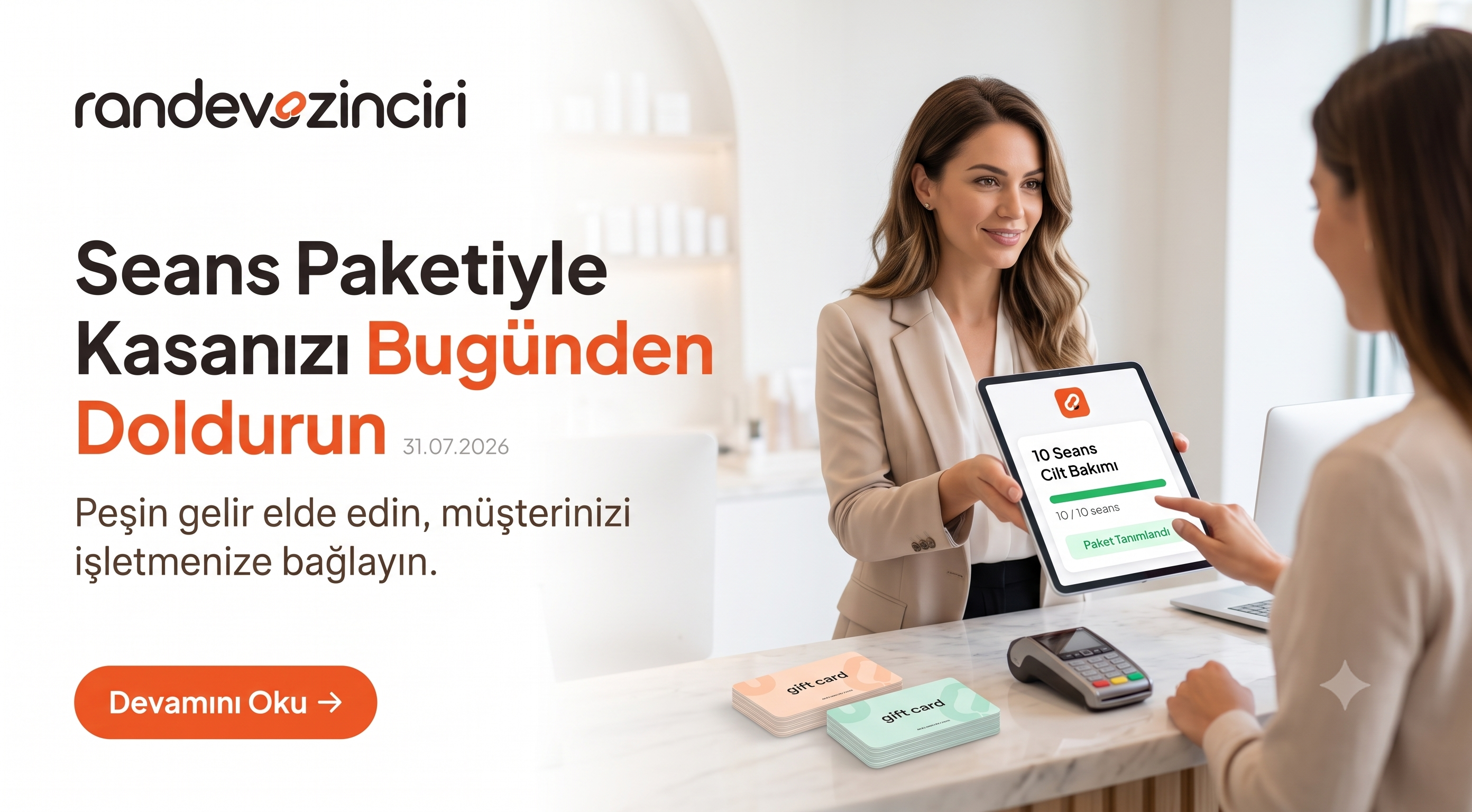 Seans Paketi Satarak Peşin Gelir Elde Edin: Kasanızı Bugünden Doldurun